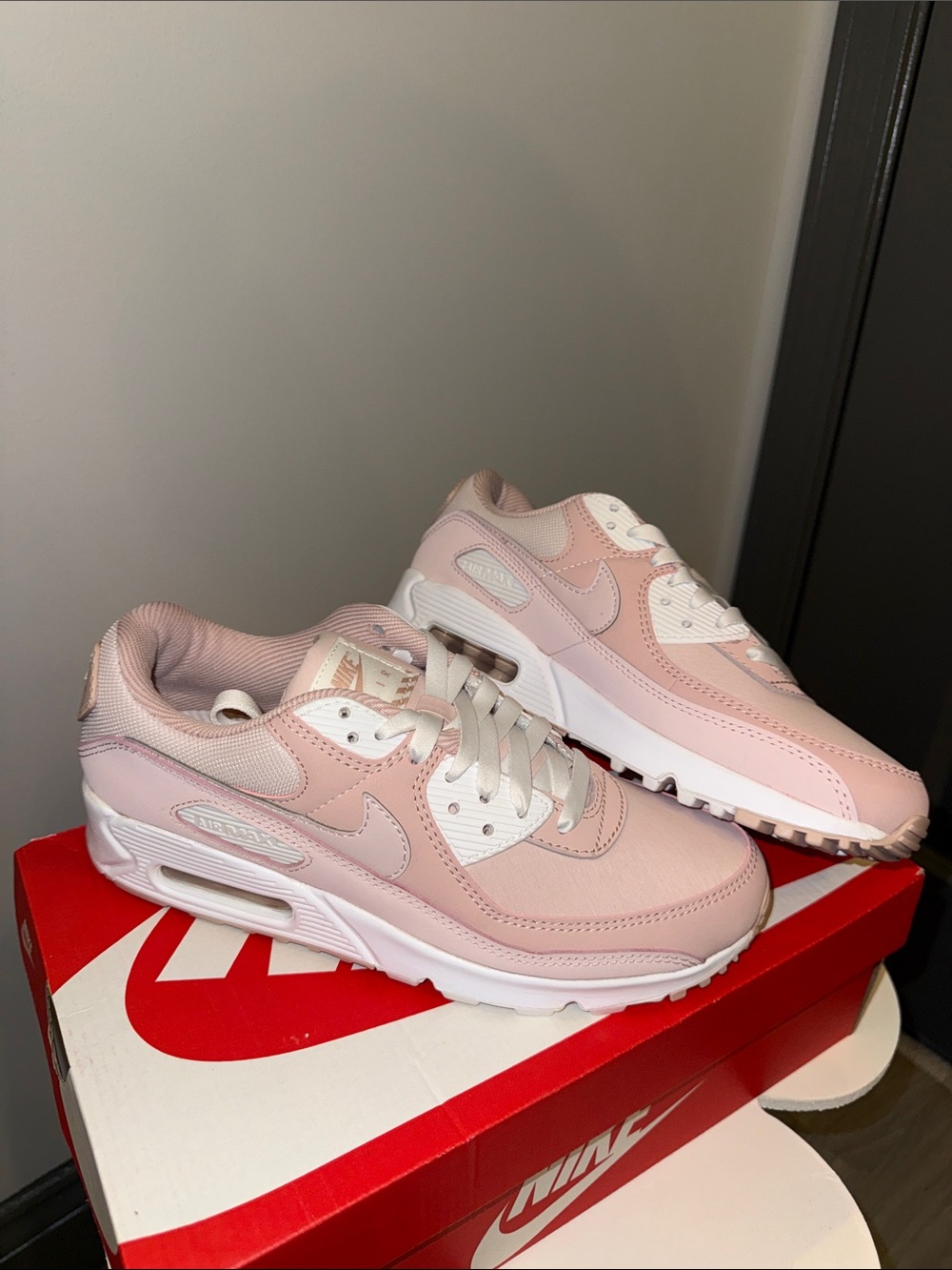 Nike Women’s Air Max 90 Pastel Pink Sneakers